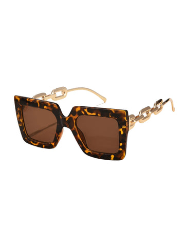 Chain Temple Sunglasses
