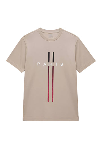 Vertical Stripes Graphic Tee