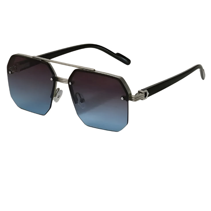 Octagon Rimless Sunglasses
