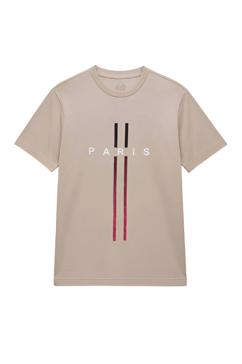 Vertical Stripes Graphic Tee
